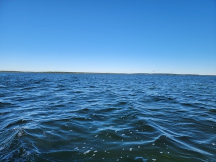 view from the boat on Walker Bay, Leach Lake 